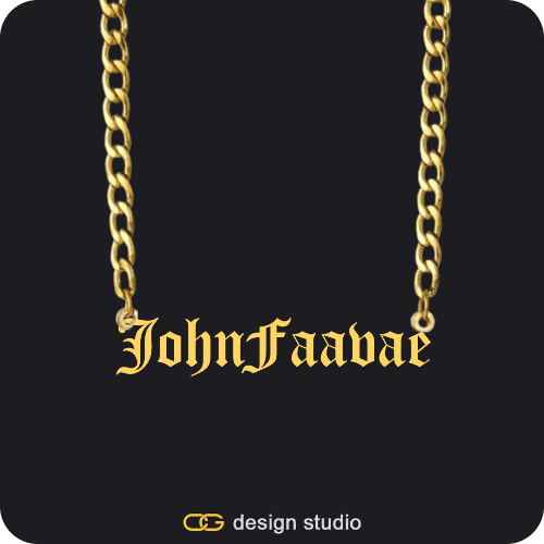 The Essential Name Necklace: Cuban