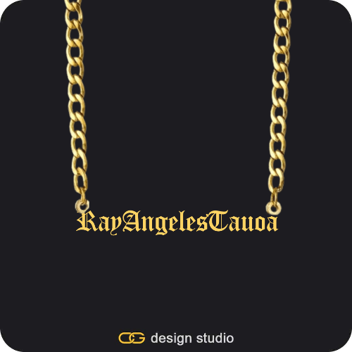 The Essential Name Necklace: Cuban