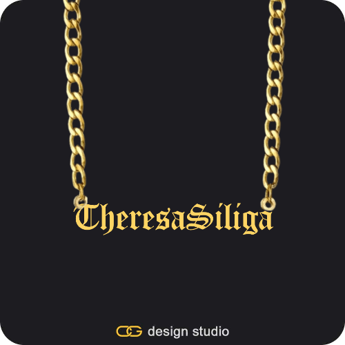 The Essential Name Necklace: Cuban