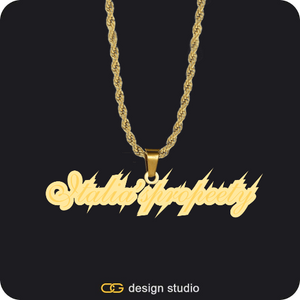 The Spotlight Double Plated Name Necklace