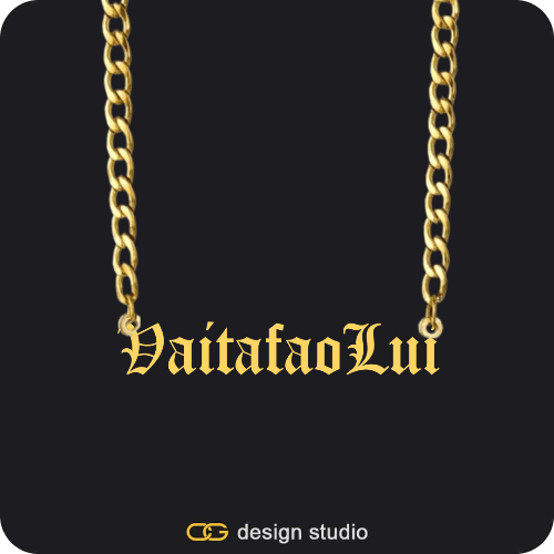 The Essential Name Necklace: Cuban