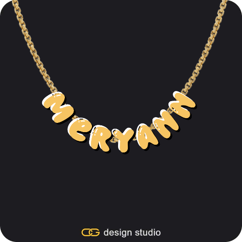 The Cloud Name Necklace