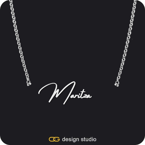 The Premier Script Name Necklace