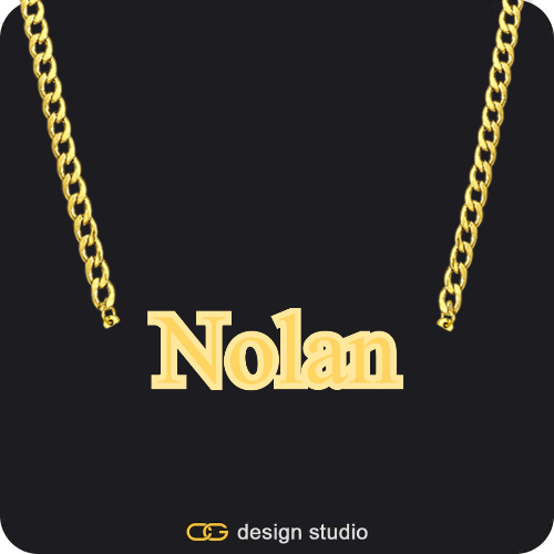 The Spotlight Double Plated Name Necklace