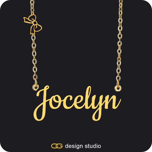 The Essential Name Necklace: Charm