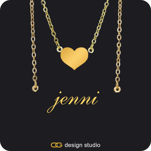 The Essential Name Necklace: Double Layer