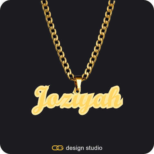 The Spotlight Double Plated Name Necklace
