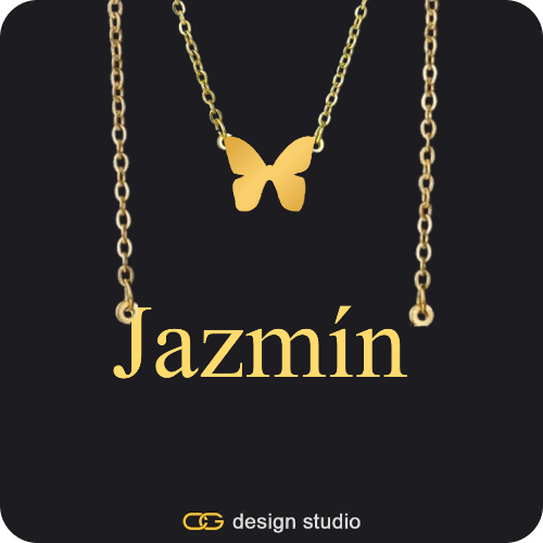 The Essential Name Necklace: Charm