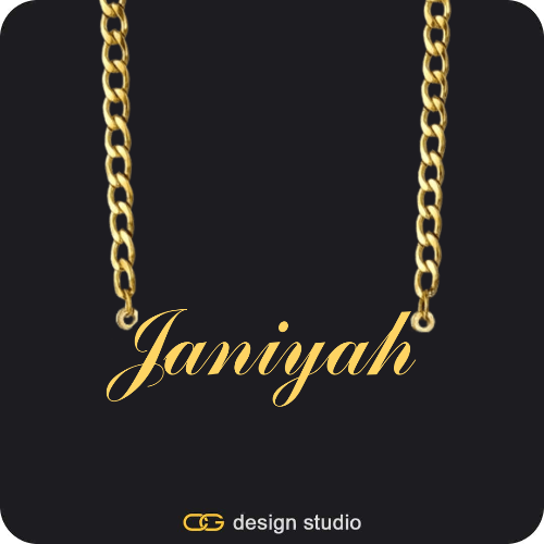 The Essential Name Necklace: Cuban