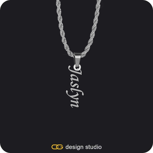 The Vertical Name Necklace