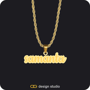 The Spotlight Double Plated Name Necklace