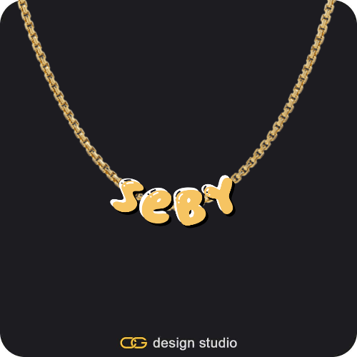 The Cloud Name Necklace