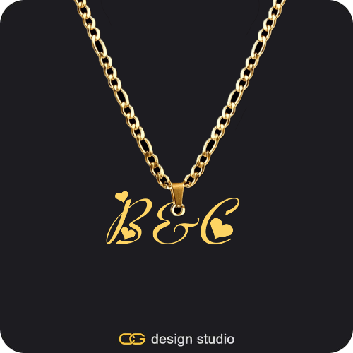 The Essential Name Necklace: Looped