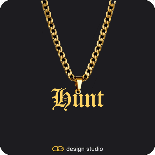 The Essential Name Necklace: Looped