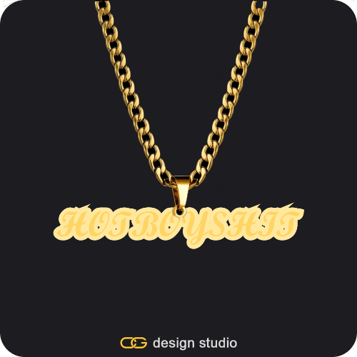 The Spotlight Double Plated Name Necklace