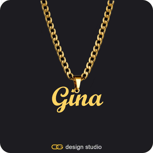 The Essential Name Necklace: Cuban