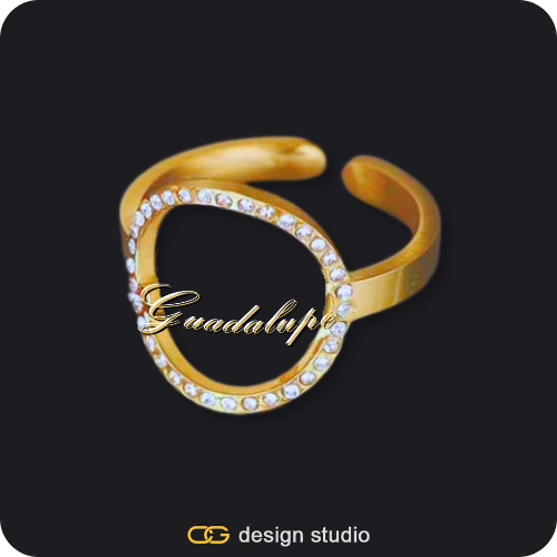 The Sparkling Name Ring