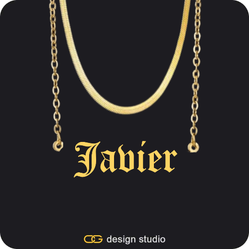 The Essential Name Necklace: Double Layer