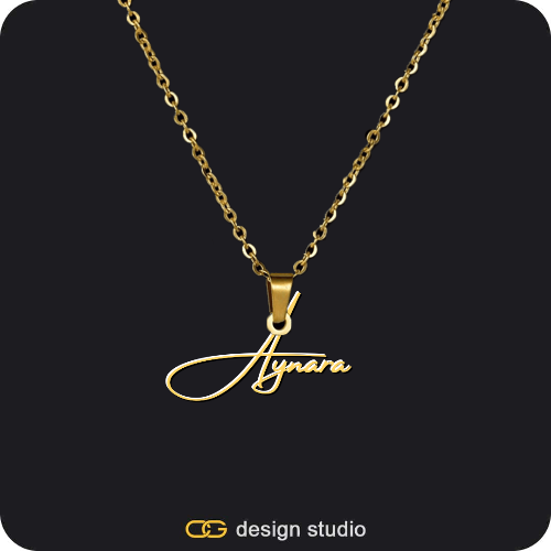 The Premier Script Name Necklace