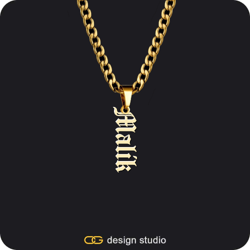 The Vertical Name Necklace