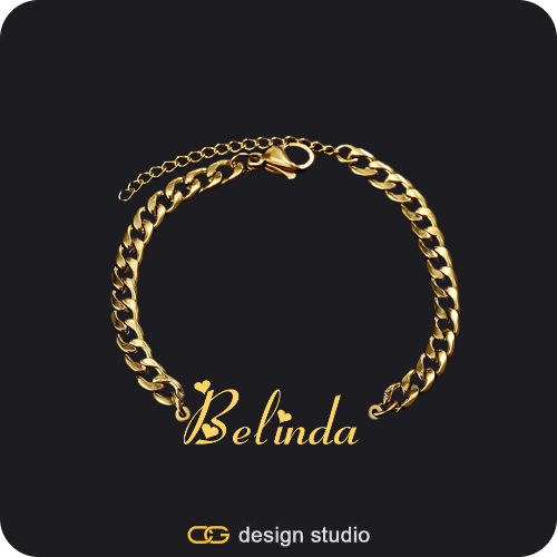 The Essential Name Bracelet: Cuban