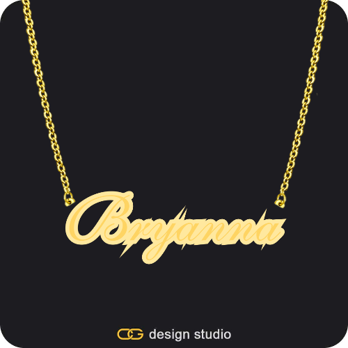 The Spotlight Double Plated Name Necklace