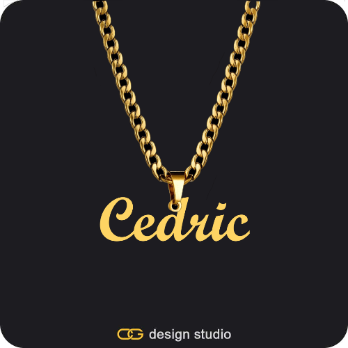 The Essential Name Necklace: Looped