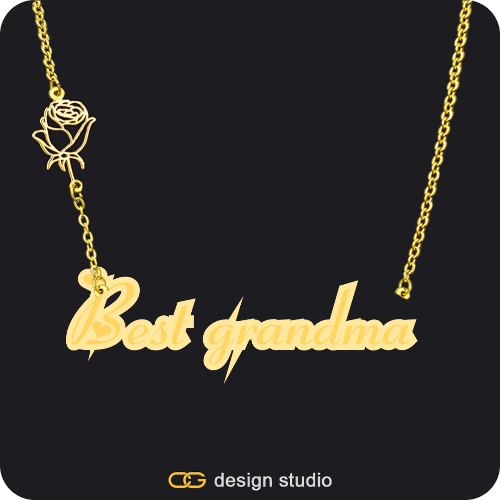 The Spotlight Double Plated Name Necklace