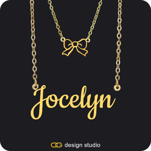 The Essential Name Necklace: Charm