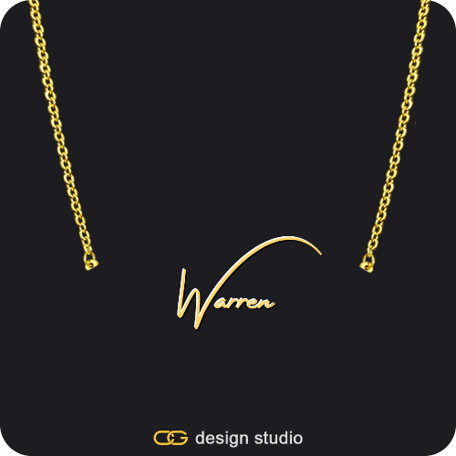 The Premier Script Name Necklace