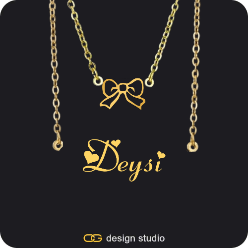 The Essential Name Necklace: Double Layer