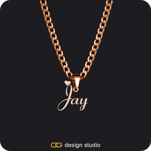 The Essential Name Necklace: Cuban chain