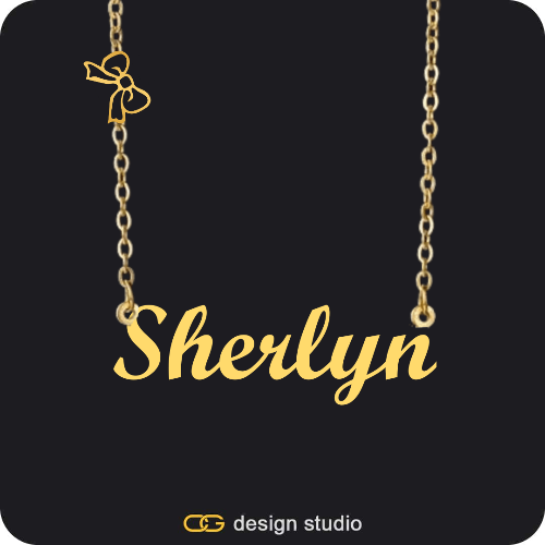 The Essential Name Necklace: Charm