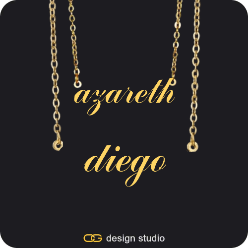 The Essential Name Necklace: Double Layer
