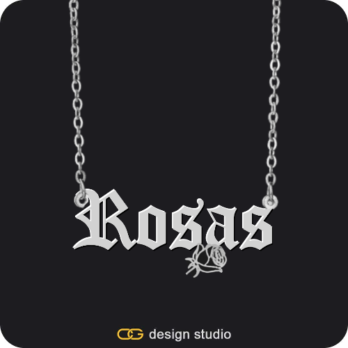 The Essential Name Necklace: Charm