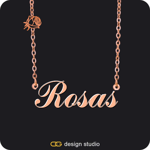 The Essential Name Necklace: Charm