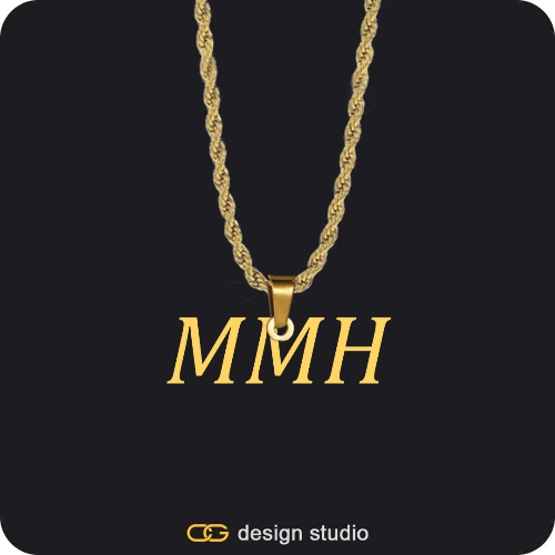The Essential Name Necklace: Looped