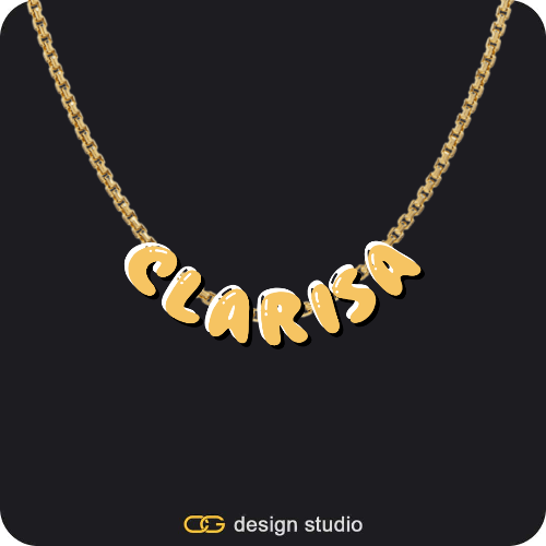 The Cloud Name Necklace