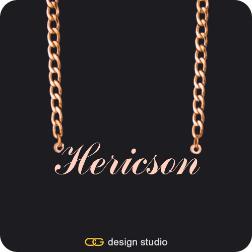 The Essential Name Necklace: Cuban chain