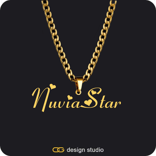 The Essential Name Necklace: Looped