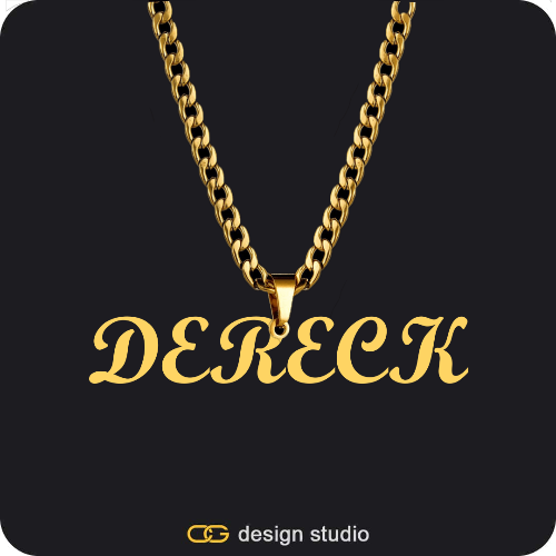 The Essential Name Necklace: Looped