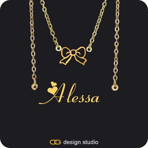 The Essential Name Necklace: Double Layer