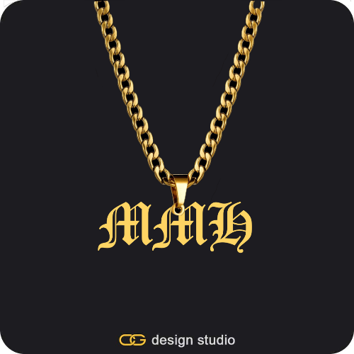 The Essential Name Necklace: Looped