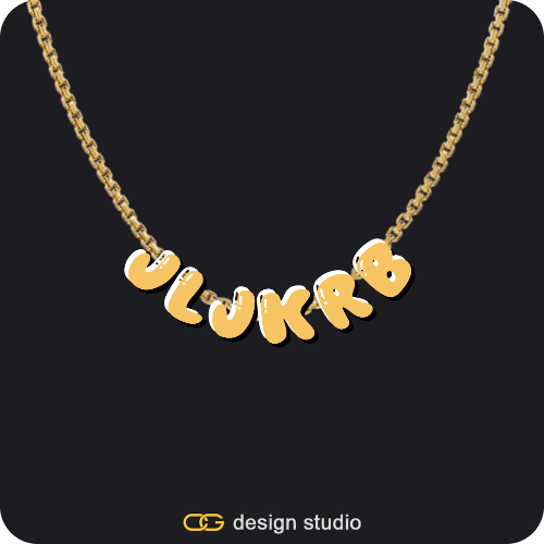 The Cloud Name Necklace