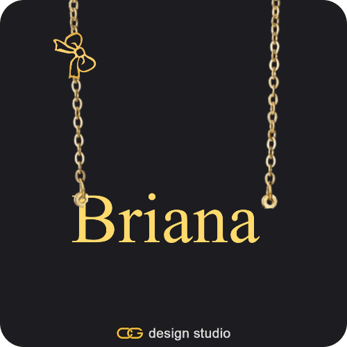The Essential Name Necklace: Charm