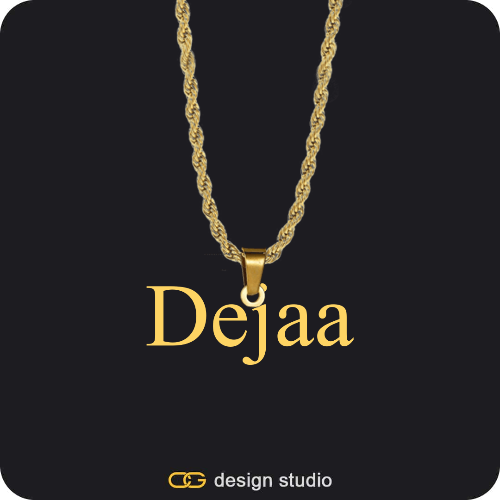 The Essential Name Necklace: Looped