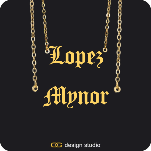 The Essential Name Necklace: Double Layer