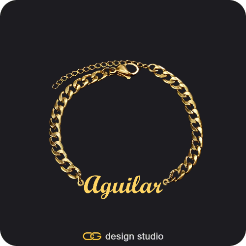 The Essential Name Bracelet: Cuban