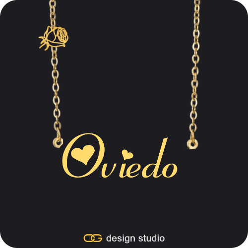 The Essential Name Necklace: Charm