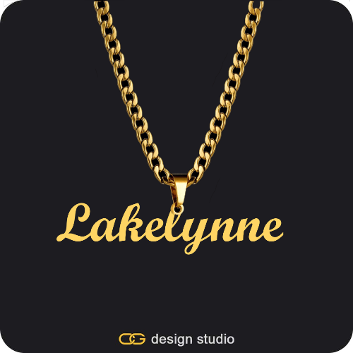 The Essential Name Necklace: Looped